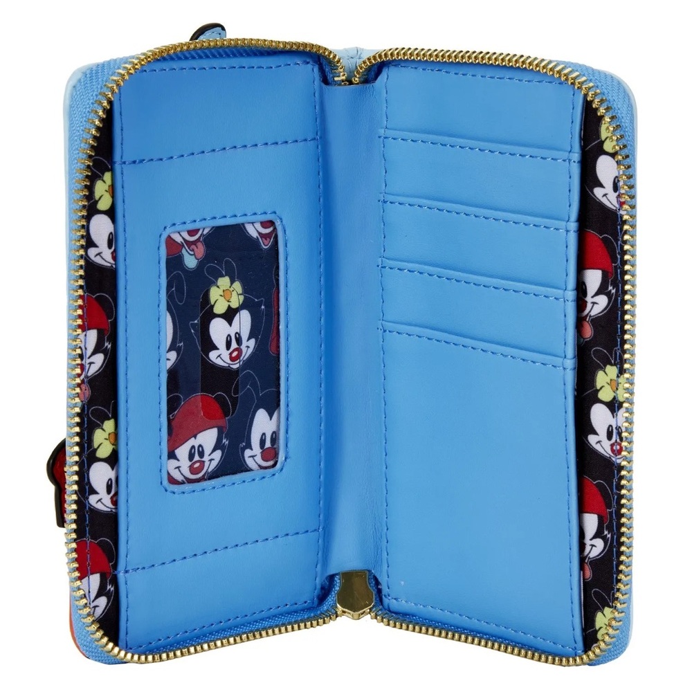 NWT ANIMANIACS WB Tower Zip Around Wallet Pinky & The Brain Hard tag Loungefly - Picture 5 of 6